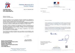 La FA-FP a été la première organisation syndicale à adresser un courrier au Ministre de l'Action et des Comptes Publics concernant la transposition de l'augmentation du SMIC à la Fonction Publique