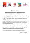 DÃ©claration unitaire  CGT FA FO FSU Solidaires -  Suspension du jour de Carence: une premiÃ¨re avancÃ©e
